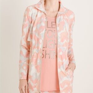 NWT Chicos Zenergy Printed Anorak Golf Jacket Womens Size 2X $129